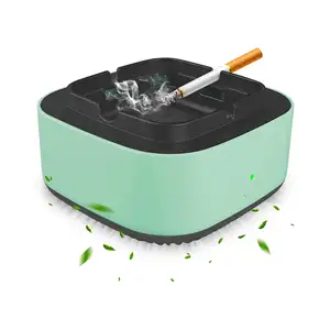 Custom Portable Car Indoor Home Cigarette Smoke Grabber Eliminator Purify Filter Smart Electric Smokeless Air Purifier Ashtray