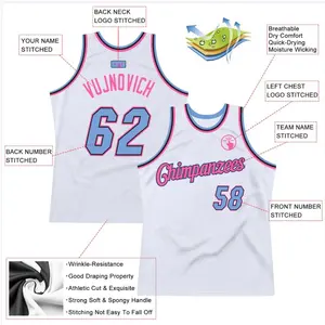 Jerseys Basketball Customized Stitched Jersey Basketball Clothes Sublimation Basketball Uniform