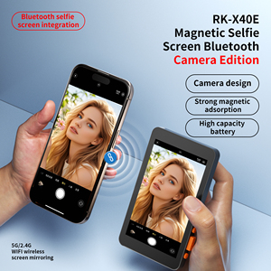 Nouvel écran magnétique RK-X40E pour vlog, moniteur d'écran magnétique, perche à selfie magnétique, batterie haute capacité 1800 mAh, écran pour vlog et selfie - Product Image 4