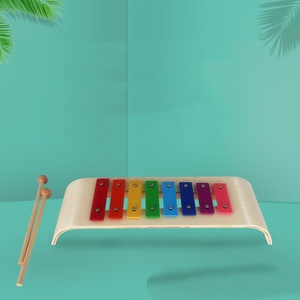 Glockenspiel en métal arc-en-ciel à 8 tons, Xylophone, Instrument de percussion Orff pour enfants, Jouet musical éducatif précoce pour enfants - Product Image 4