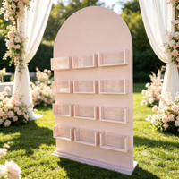 Panneau de fond photo rose pour mariage, accessoires de décoration pour événements, toile de fond photo virale pour fête de mariage