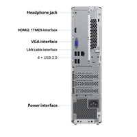 Lenovo Tianyi 510S İş Bilgisayarı Intel Core I3-14100 İşlemci 8GB/16GB DDR5 RAM 512GB SSD 21.5 inç FHD Monitörlü Win11 Masaüstü Bilgisayar