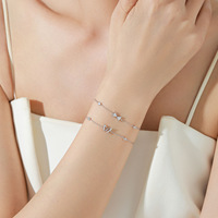 Fabricant et fournisseur en gros de nouveaux bracelets pour femmes en argent 925 avec zircon, fabrication de bijoux sur mesure