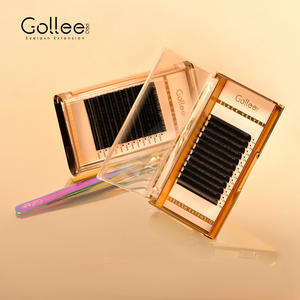 Gollee 04. พัดลมติดขนตา,ที่ต่อขนตาแบบบานได้อย่างง่ายดายพัดลมติดด้วยตนเองสำหรับการออกดอกอย่างรวดเร็วขนาด<span class=keywords><strong>0.03</strong></span> 0.05 0.07 - Product Image 2