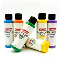Peinture Gouache Jaune Citron 120ml - Peinture Opaque à Base d'Eau pour l'Art et l'Artisanat