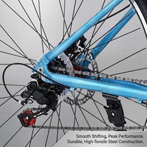 Vélo <span class=keywords><strong>de</strong></span> <span class=keywords><strong>ville</strong></span> classique en alliage d'aluminium 700C pour hommes et femmes avec 24 vitesses, fourche en acier et freins à double disque - Product Image 6