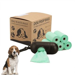 Sacs à déjections canines biodégradables personnalisés avec logo, écologiques, pour chiens, vente en gros - Product Image 1