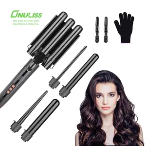 Hair Curling Iron Wand 3 Barrel Hair Waver Hair Curler 5 In 1