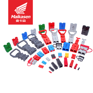 Maikasen rojo azul gris carcasa 50A 75A 175A 3 pines (<span class=keywords><strong>triple</strong></span> Polo/Pin) Conector de batería de montacargas <span class=keywords><strong>macho</strong></span> hembra con <span class=keywords><strong>enchufe</strong></span> (terminal) - Product Image 6