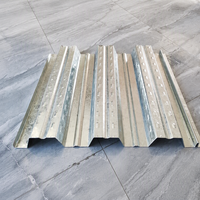Plancher en acier galvanisé ondulé de type ouvert YX76 344 688 |   Planches de terrasse pour la construction de mezzanines d'usines