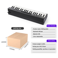 Piano portable pliable et enroulable, clavier électronique pliable pour débutants adultes