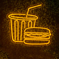 Enseigne lumineuse LED néon alimentée par USB, texte et graphiques personnalisés, acrylique imperméable, enseigne ouverte pour la maison, les magasins, les bars