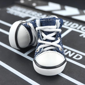 Новый Стиль Уличная Водонепроницаемая прочная парусиновая обувь для домашних животных зимняя джинсовая обувь для собак - Product Image 2