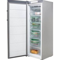Congélateur compact à porte simple avec porte réversible, congélateur à 7 tiroirs pour maison/dortoirs/appartement blanc/argent