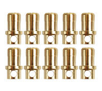 Amass Connecteurs banane RC en cuivre plaqué or de différentes tailles Electronic Female Male Bullet 2mm 3mm 150A 12V ST001