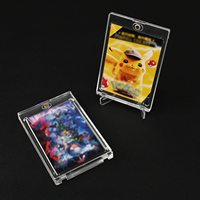 Étui de protection pour cartes de sport en plastique rigide 35PT, protection UV, présentoir magnétique One Touch pour cartes de jeu