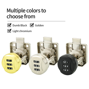 Chất lượng cao Ba chữ số kết hợp khóa, Keyless được xây dựng trong lưu trữ Tủ ngăn kéo khóa, thích hợp cho cửa tủ gỗ rắn - Product Image 3