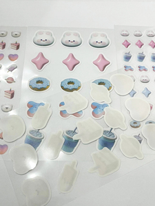 カスタムロゴ ミニ かわいいカートゥーン ビニール ダイカット ステッカーシート デカール ステッカー メーカー 子供部屋の壁・テーブル装飾用 - Product Image 5