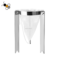 Support de filtre à miel en acier inoxydable 201, diamètre 350 mm, hauteur 500 mm, cadre de support pour passoire à miel