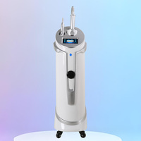 Rouleau de massage pour l'élimination des graisses, rouleau à billes rotatif à 360°, machine à rouleaux sous vide avec deux poignées
