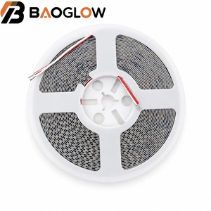 ไฟ LED แบบเส้น SMD2835 ความทนความร้อนสูง สีเงิน CCT 2 สาย 180LEDs/เมตร ใช้ไฟ DC24V 16W/เมตร ขนาดวงจร 8/10 มม. ปรับความสว่างได้ เหมาะสำหรับโรงแรม MOQ ต่ำ - Product Image 1