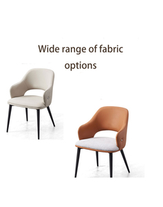 Sedia da Pranzo Moderna di Lusso per Esterni, Arredamento per Sala da Pranzo e Ristorante, Mobili per la Casa in Stile Scandinavo di Alta Qualità - Product Image 2
