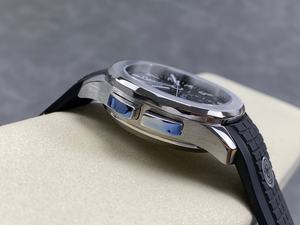 Reloj Mecánico de Lujo de Súper Calidad, 40 mm, Fábrica PP, Movimiento ETA 324, 5164 Multifunción, Reloj GMT PP Gris - Product Image 4