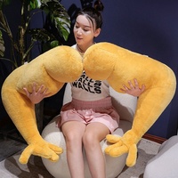 Coussin en peluche personnalisé en forme de bras musclé, animal en peluche, oreiller corporel pour petit ami, cadeau pour enfants, vente en gros