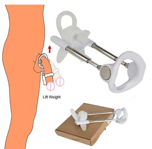 Produits de sexe transfrontalier chaud mâle Traction pénienne et appareil d'étirement Support en métal Phallus Correction produits homme jouets - Product Image 1