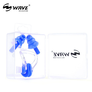 Juego de Pinza Nasal y Tapones para Oídos de Silicona, Suaves para Natación, con Estuche de Plástico - Product Image 5