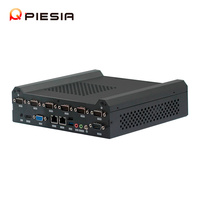 Piesia Intel 7th 8th Gen Core I5 I7 Mini computadora de escritorio Host 2 LAN 6COM 2 * DDR4 Mini ITX Case 1 * VGA/HD X86 Mini PC portátil