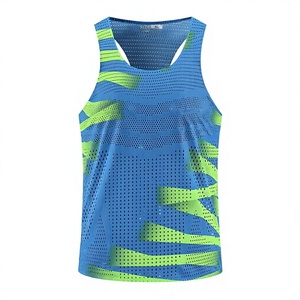 Custom Quick Dry <b>Running</b> Tank Top Breathable Seamless Sports Vest Marathon Club <b>Singlet</b> for Men - Product Image 1