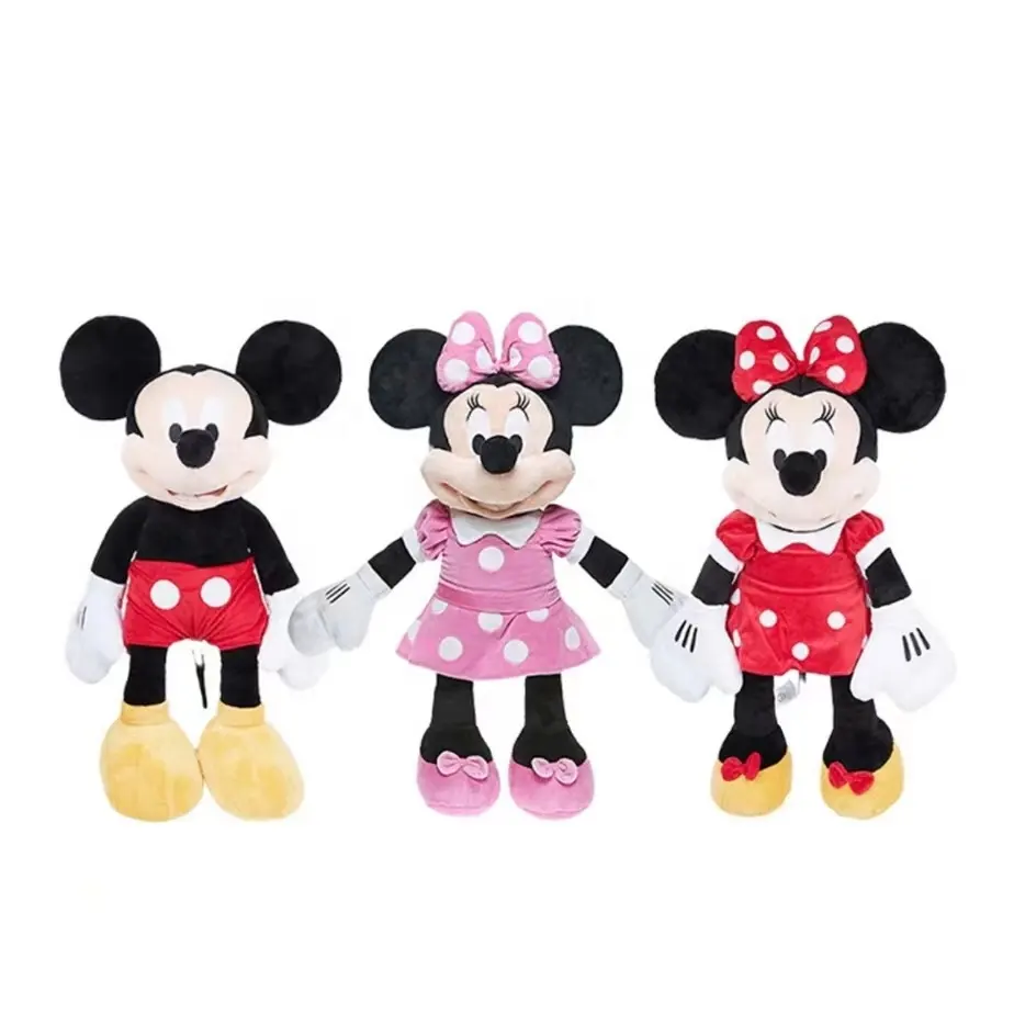 Disney-juguetes de peluche de Minnie Mouse para niños, juguetes de peluche de Minnie Mouse, de fábrica