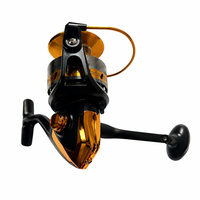 Moulinet de pêche spinning taille 6000 grande capacité rapport de réduction 4.1 bobine en aluminium 3 roulements à billes eau salée surf bateau vente en gros