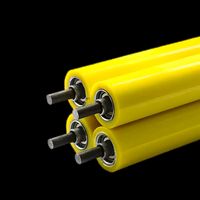 Rouleaux, pignons et tambours en acier inoxydable galvanisé pour lignes de production, disponibles sur mesure.