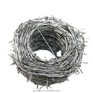 कांटेदार तार 500 मीटर सुरक्षा के लिए घरेलू खेत और उद्यान के लिए टिकाऊ कांटेदार तार की सुरक्षा के लिए 1640 फीट कोइल लौह स्पाइक बाड़ - Product Image 6