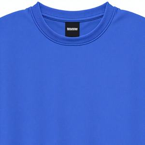 Nouveau style T-shirts thermiques oversize pour femmes, couleur unie, robustes, personnalisables, vierges, avec bordure contrastante, meilleur design, en polyester, grandes tailles, en promotion - Product Image 1