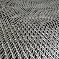 Grille en acier expansé à mailles losangées surélevées, épaisse, pour clôture de construction, barrière de sécurité, panneau de grille de passage