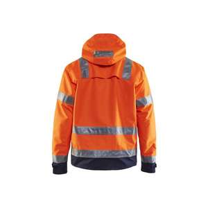 BLAKLADER - 483719775389M <b>Hi</b>-<b>Vis</b> Waterproof Jacket <b>Orange</b>/Navy blue - EAN 7330509231432 <b>HI</b>-<b>VIS</b> WORKWEAR - Product Image 2