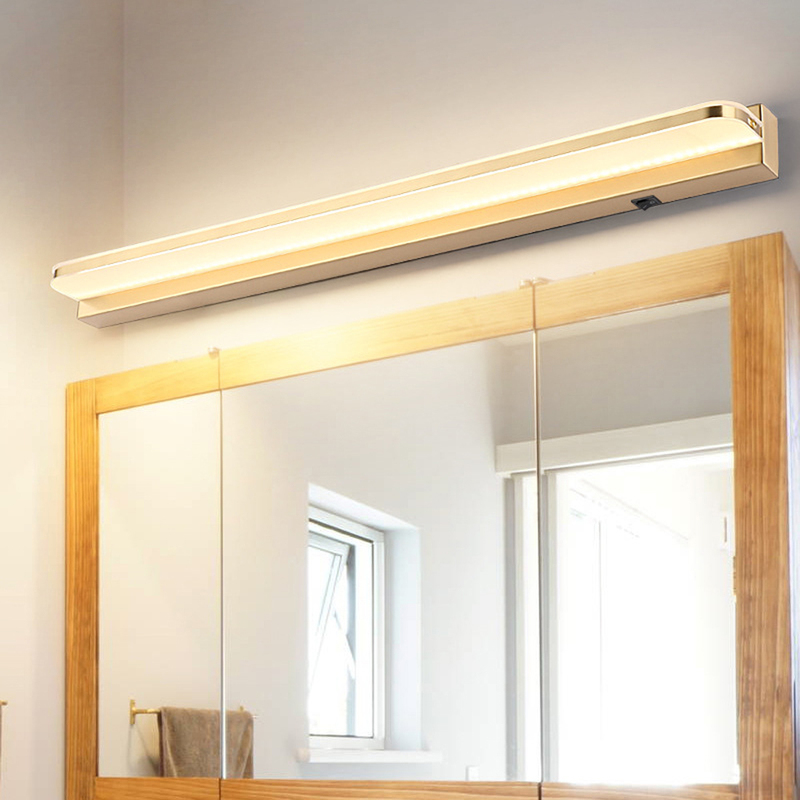 Acrylic Milk White Vanity Cabinets Mirror