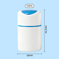 Bouteille en plastique PET vide de qualité alimentaire 150 ml, conteneur pour pilules, logo personnalisé pour l'emballage de capsules de vitamines et de compléments alimentaires