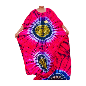 Women's Traditional Evening <b>Kaftan</b>/Caftan Asymmetrical Floor-Length Oversized Chiffon Lace Decoration Sustainable Washable Plus - Product Image 1