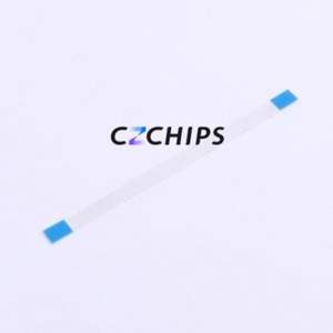 JS05A-10P-100-4-8 FFC Cable (Flexible Flat Cable) P=0.5mm Connector 10P 0.5mm 0.3mm Non-Inverting - Product Image 2