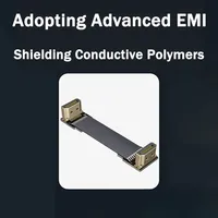 Câble plat FPC/FFC coudé mâle-mâle HDMI 2.0 4K60Hz standard ADT pour photographie aérienne FPV et GoPro
