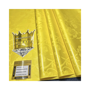金色巴赞里奇贵宾100% 高品质机织棉布男童女童闪亮面料 - Product Image 2