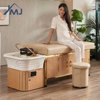 Lit de Spa de Luxe pour Salon de Coiffure avec Massage Thaïlandais et Soins Capillaires (Cama De Spa Para La Cabeza)