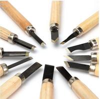 Outils à main multifonctions pour sculpture sur bois, ciseau pour sculpture sur bois, outil de Gouges pour menuisiers, 12 pièces/ensemble
