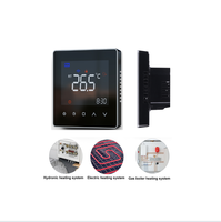 Thermostat de chauffage au sol intelligent Tuya WiFi Zigbee Modbus avec écran tactile LCD couleur et programmation hebdomadaire