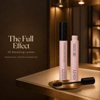 Mascara vegan de haute qualité avec logo personnalisé, tube de mascara à séchage rapide, service OEM ODM, fournisseur de cosmétiques