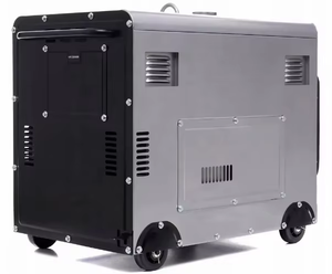 เครื่องกำเนิดไฟฟ้าเงียบได้รับการรับรองมาตรฐาน CE ยี่ห้อ Boruihong 5KW 220V 50Hz 1 เฟส/3 เฟส สตาร์ทด้วยไฟ 12V DC - Product Image 2